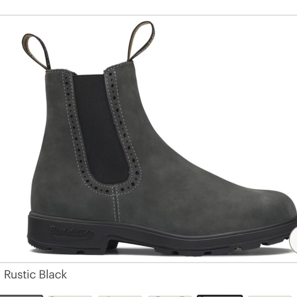 Blundtstone Women’s high top boots rustic black size 9